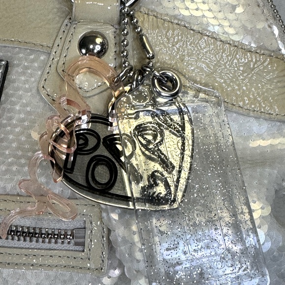 Coach Poppy Limited Edition Spotlight Sequin Tote and Wristlet - Picture 4 of 17